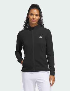 GIACCA CON ZIP COMPLETA E TEXTURE PERFORMANCE Black