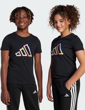 T-shirt Tech Logo Graphic Junior 9-10A Black