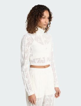TOP DA ALLENAMENTO ICONICO IN PIZZO FIREBIRD XS Cloud White