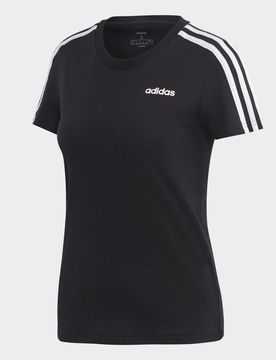 T-shirt Essentials 3-Stripes S Black / White