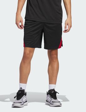Short da basket Legends 3-Stripes M 23 CM Black / Team Power Red 2