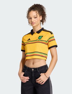 Maglia Home Cropped Giamaica 26 x Bob Marley M Bold Gold