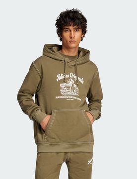 Felpa con cappuccio Wabash Olive Strata