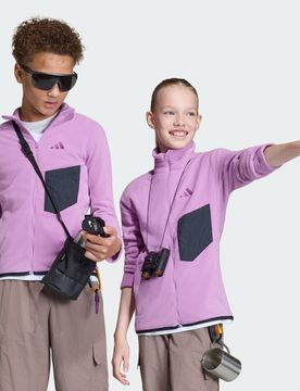 Giacca Terrex Multi Full Zip Fleece 5-6A Preloved Purple