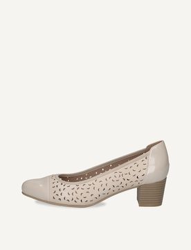 CAPRICE Pumps, , made of Leather with Block heel, Size 41
