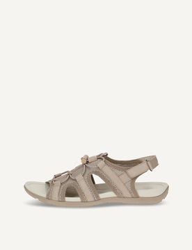 CAPRICE Sandal, , made of Leather and textile without heel, Size 39