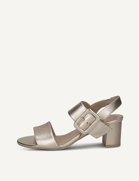 CAPRICE Heeled sandal, , made of Leather with Block heel, Size 38
