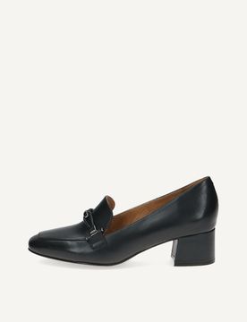 CAPRICE Slipper, , made of Leather with Trapeze heel, Size 41