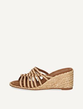 CAPRICE Mule, , made of Textiles with Wedge heel, Size 40