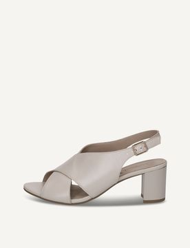 CAPRICE Heeled sandal, , made of Leather with Block heel, Size 37.5