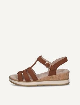 CAPRICE Heeled sandal, , made of Leather without heel, Size 41