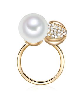 Lulu & Jane Anillo dorado / blanco