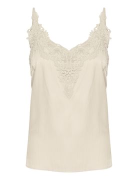 Cream Blusa 'Anna' beige