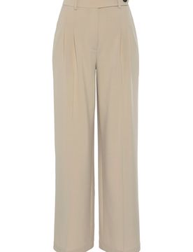 LASCANA Pantalón plisado arena