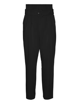 VERO MODA Pantalón plisado negro