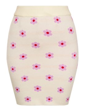 MYMO Falda crema / rosa