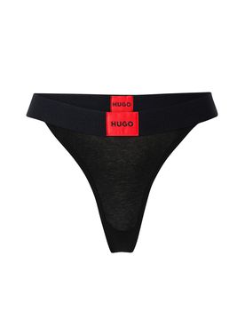 HUGO Tanga rojo claro / negro