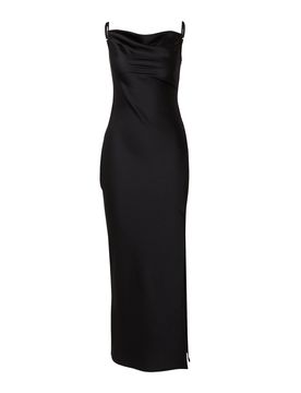 Nasty Gal Vestido de noche negro