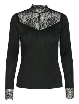 YAS Camiseta 'Yasblace' negro