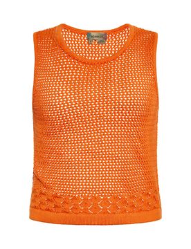 Ebeeza Top de punto naranja