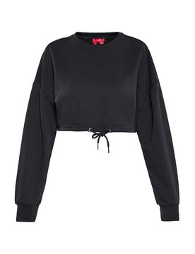 Swirly Sudadera negro