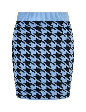 ROCKEASY Falda azul claro / negro