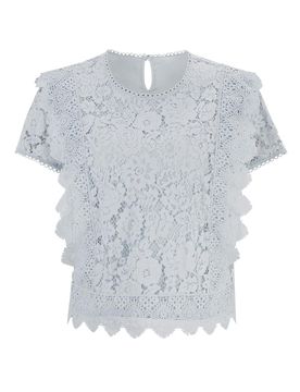 Heine Blusa azul paloma