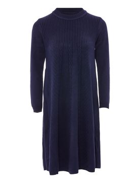 Jalene Vestido de punto marino