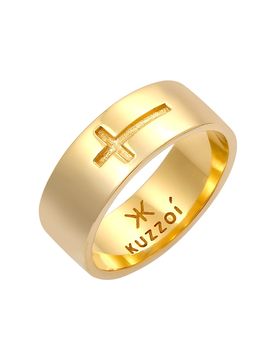 KUZZOI Anillo 'Kreuz' oro