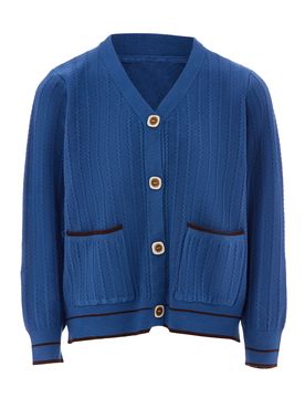 NALLY Cárdigan azul / negro