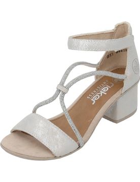 Rieker Sandalias con hebilla plata