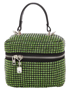 NAEMI Bolso de mano verde / negro