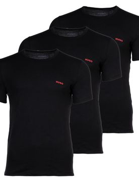 HUGO Camiseta rojo / negro