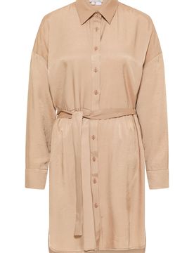 RISA Vestido camisero beige