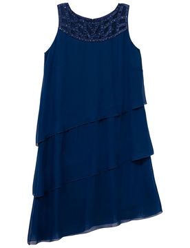 SHEEGO Vestido de gala azul