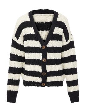 Aleva Cárdigan crema / negro