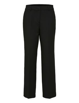 SELECTED Pantalón de pinzas negro