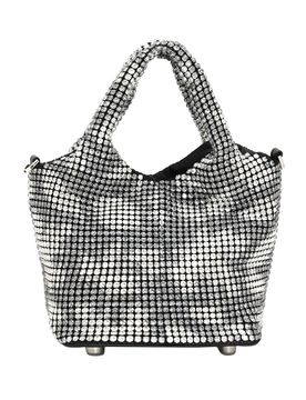 Koosh Bolso de mano gris plateado