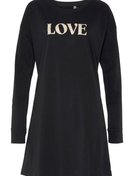 VIVANCE Camiseta de noche negro