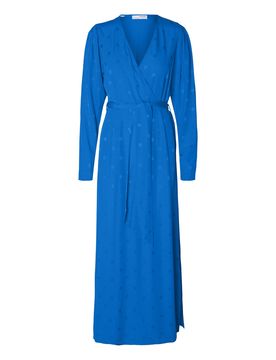 SELECTED Vestido 'Ludwika' azul