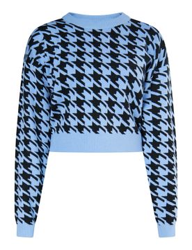 ROCKEASY Jersey azul cielo / negro