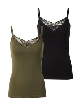 ONLY Top 'ONLKira' oliva / negro