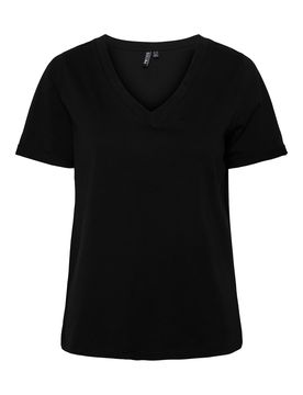 PIECES Camiseta 'Ria' negro