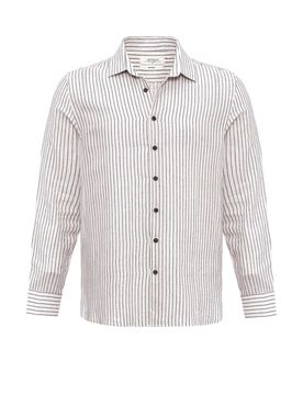 Antioch Camisa beige / negro