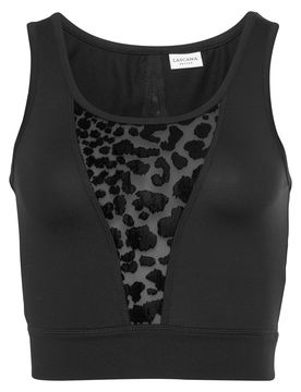 LASCANA ACTIVE Top deportivo negro