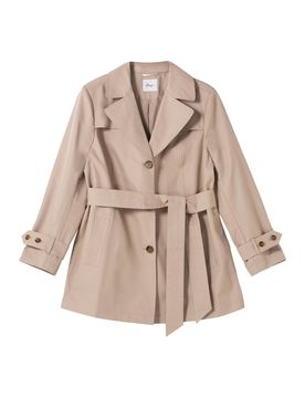 SHEEGO Abrigo de entretiempo beige