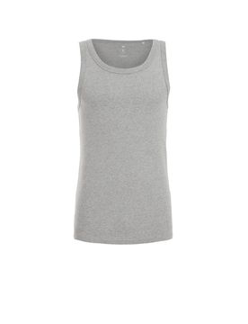WE Fashion Camiseta gris claro