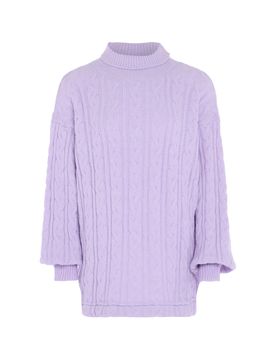 Aleva Jersey talla grande lavanda