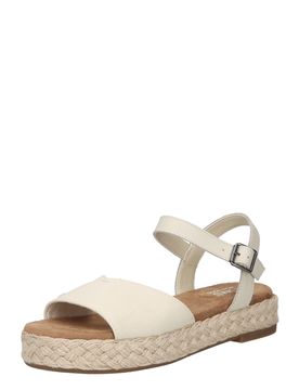 TOMS Sandalias blanco lana