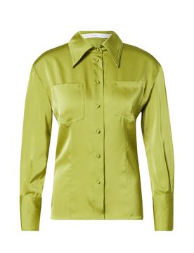 Warehouse Blusa verde claro